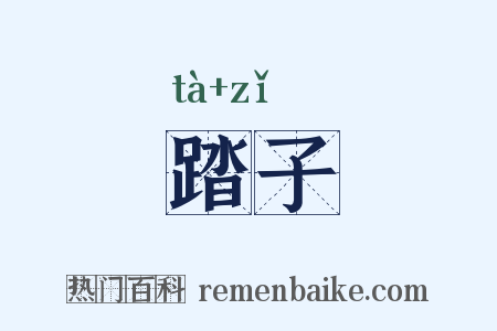 踏子是什么意思的图片